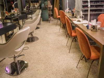 ПОЛЫ ТЕРРАЦЦО ДЛЯ САЛОНА BACK STAGE